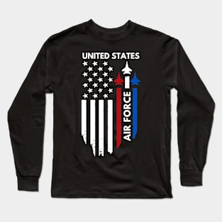 US Air Force - United States Flag Long Sleeve T-Shirt